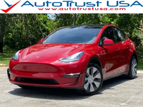 Red 2022 Tesla Model Y Long Range for sale in Miramar, FL