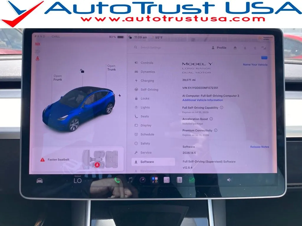 Blue 2021 Tesla Model Y Long Range for sale in Miramar, FL