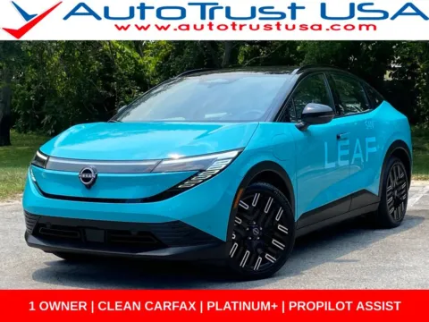 Blue 2026 Nissan Leaf PLATINUM+ for sale in Miramar, FL
