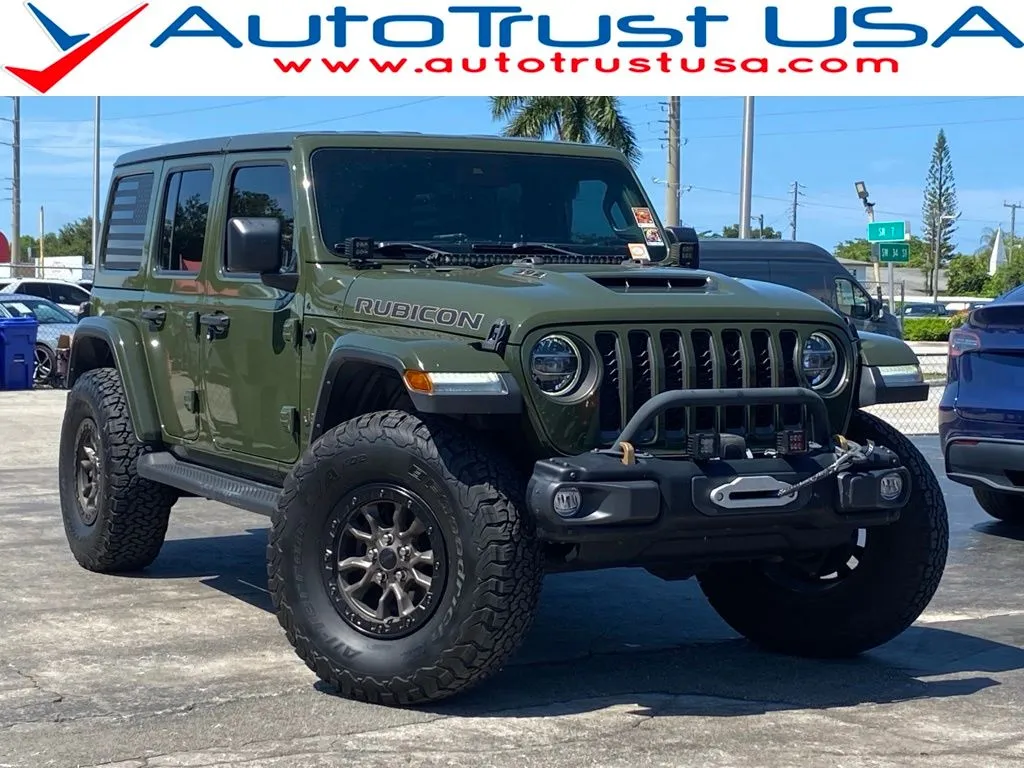 Green 2021 Jeep Wrangler Unlimited Rubicon 392 for sale in Miramar, FL