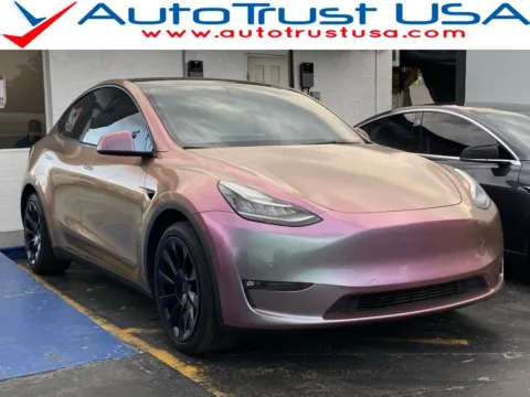 Red 2022 Tesla Model Y Long Range for sale in Miramar, FL