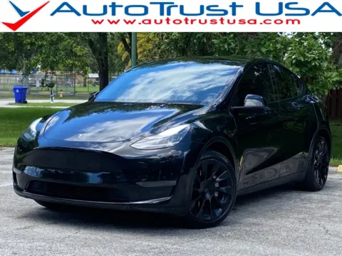Black 2021 Tesla Model Y Long Range for sale in Miramar, FL