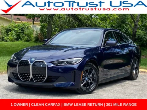 Blue 2023 BMW i4 eDrive40 for sale in Miramar, FL
