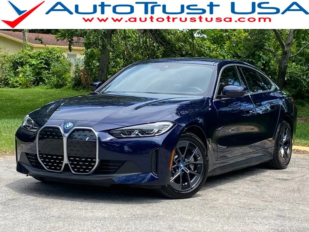 Blue 2023 BMW i4 eDrive40 for sale in Miramar, FL