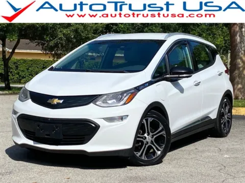 White 2018 Chevrolet Bolt EV Premier for sale in Miramar, FL