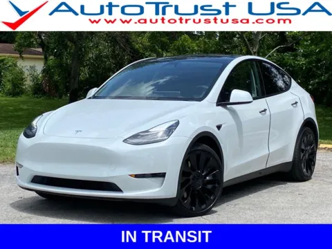 White 2023 Tesla Model Y Long Range for sale in Miramar, FL