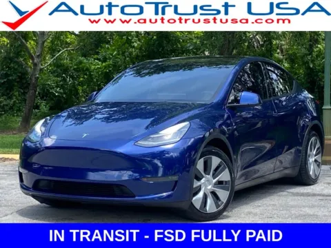 Blue 2021 Tesla Model Y Long Range for sale in Miramar, FL