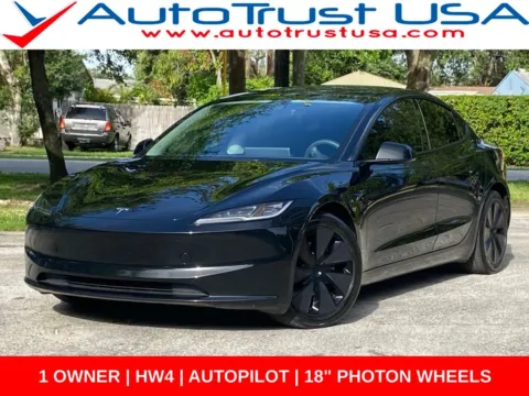 Black 2024 Tesla Model 3 for sale in Miramar, FL