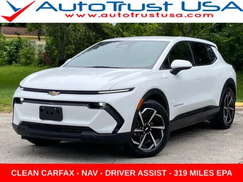 White 2025 Chevrolet Equinox EV LT for sale in Miramar, FL