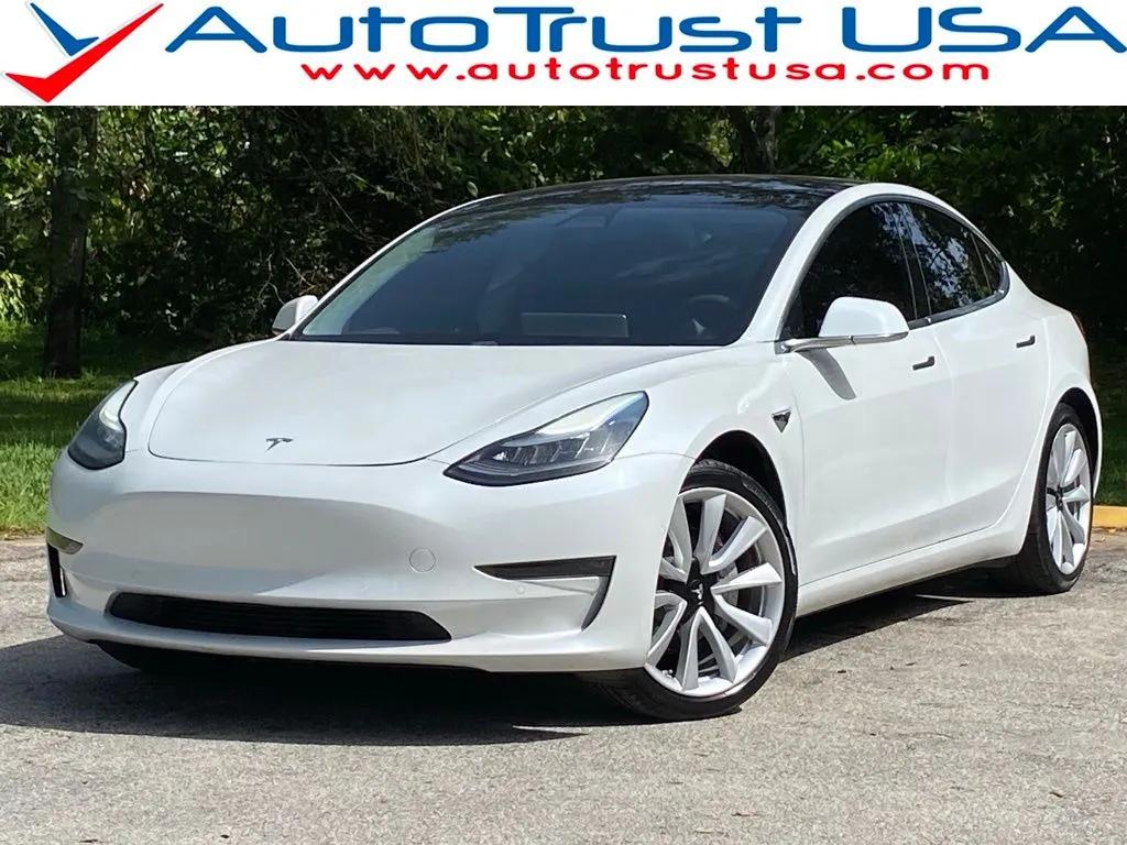 White 2020 Tesla Model 3 Long Range for sale in Miramar, FL