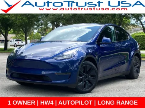 Blue 2024 Tesla Model Y Long Range for sale in Miramar, FL