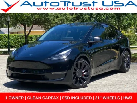 Black 2022 Tesla Model Y Performance for sale in Miramar, FL