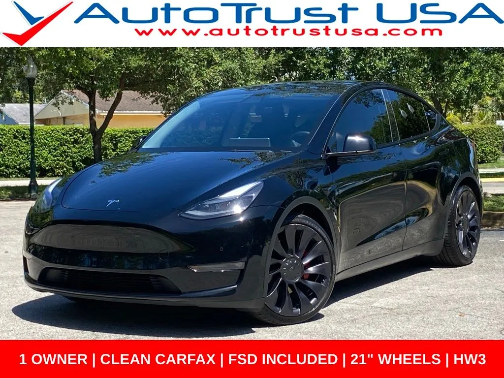 Black 2022 Tesla Model Y Performance for sale in Miramar, FL