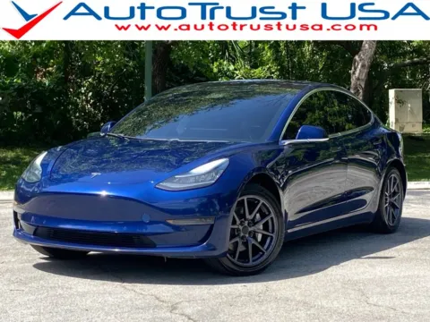 Blue 2018 Tesla Model 3 Long Range for sale in Miramar, FL