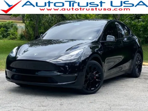 Black 2021 Tesla Model Y Long Range for sale in Miramar, FL