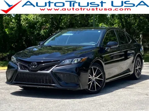Black 2024 Toyota Camry SE for sale in Miramar, FL