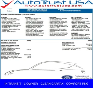 Black 2025 Ford Mustang Mach-E Select for sale in Miramar, FL