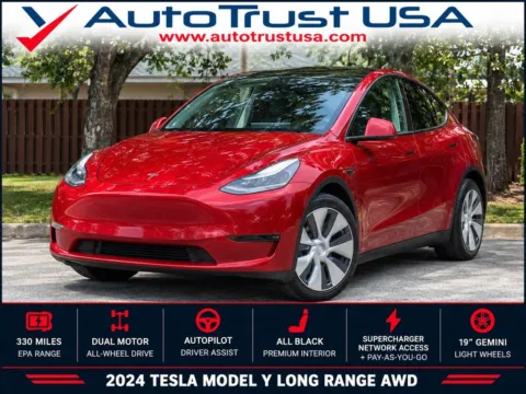 Red 2024 Tesla Model Y Long Range for sale in Miramar, FL
