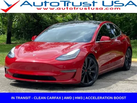 Red 2019 Tesla Model 3 Performance for sale in Miramar, FL