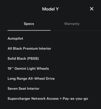 Another view of 2023 Tesla Model Y Long Range for sale in Miramar, FL at Auto Trust USA