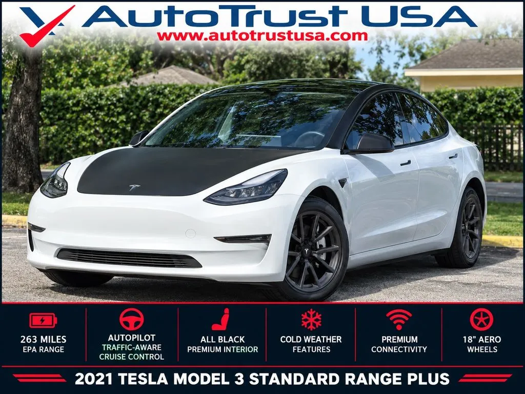 2021 Tesla Model 3 Standard Range Plus for sale in Miramar, FL