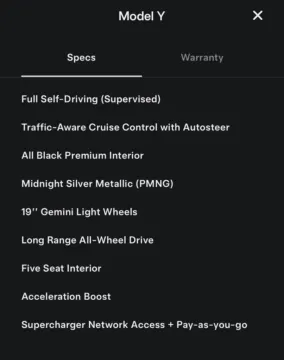 Another view of 2023 Tesla Model Y Long Range for sale in Miramar, FL at Auto Trust USA