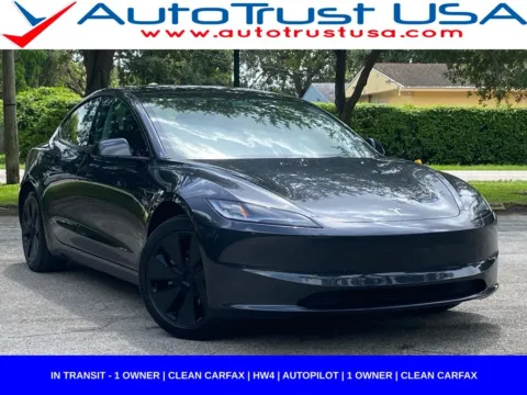 Gray 2024 Tesla Model 3 Long Range for sale in Miramar, FL
