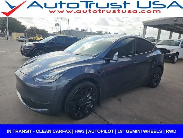 Blue 2021 Tesla Model Y Standard Range for sale in Miramar, FL