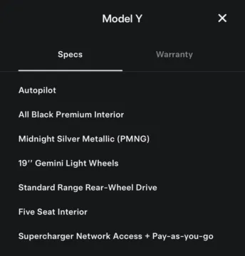 Another view of 2021 Tesla Model Y Standard Range for sale in Miramar, FL at Auto Trust USA