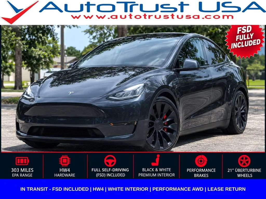 Blue 2025 Tesla Model Y Performance for sale in Miramar, FL