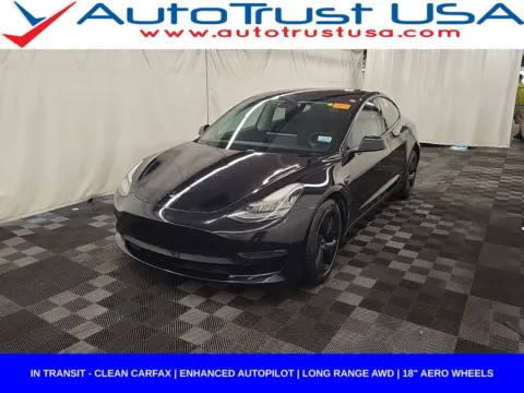 Black 2018 Tesla Model 3 Long Range for sale in Miramar, FL