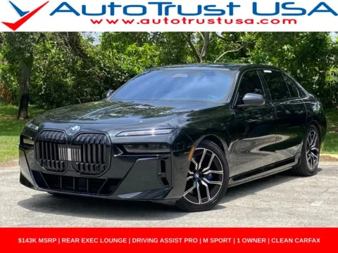 Black 2023 BMW i7 xDrive60 for sale in Miramar, FL