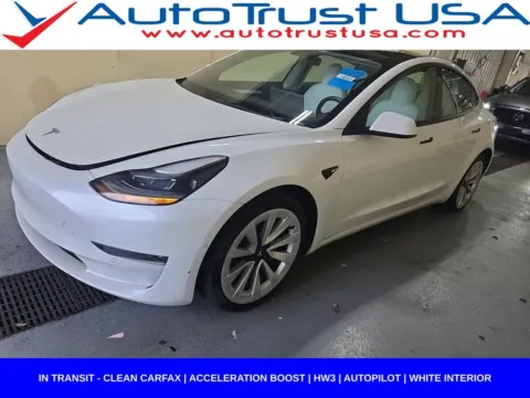 White 2022 Tesla Model 3 Long Range for sale in Miramar, FL