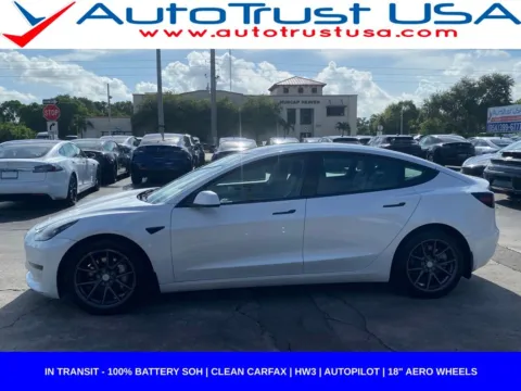 White 2023 Tesla Model 3 for sale in Miramar, FL