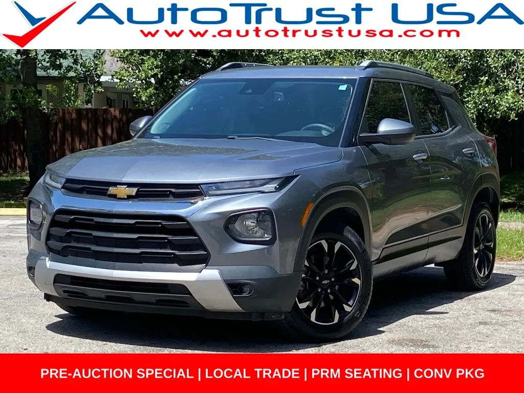 Gray 2021 Chevrolet TrailBlazer LT for sale in Miramar, FL
