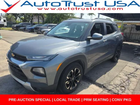 Gray 2021 Chevrolet TrailBlazer LT for sale in Miramar, FL
