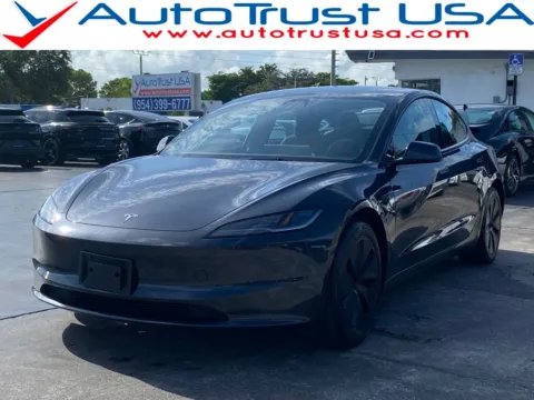 Silver 2024 Tesla Model 3 for sale in Miramar, FL