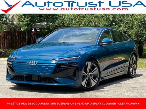Blue 2025 Audi A6 Sportback e-tron Prestige for sale in Miramar, FL