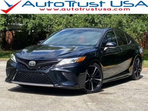 Black 2018 Toyota Camry XSE V6 for sale in Miramar, FL
