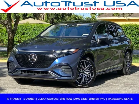 Blue 2023 Mercedes-Benz EQS 450 for sale in Miramar, FL