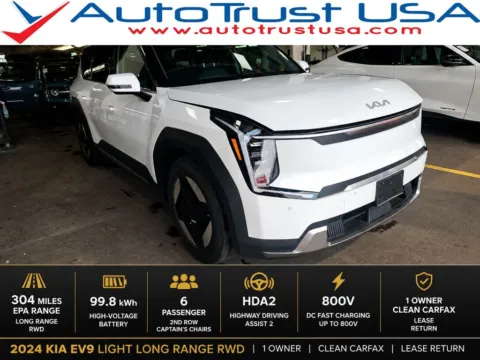 White 2024 Kia EV9 Light Long Range for sale in Miramar, FL