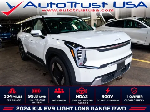 White 2024 Kia EV9 Light Long Range for sale in Miramar, FL