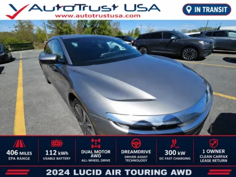 Silver 2024 Lucid Air Touring for sale in Miramar, FL