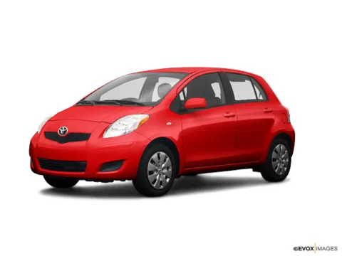 Red 2009 Toyota Yaris for sale in Miramar, FL