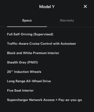 Another view of 2024 Tesla Model Y Long Range for sale in Miramar, FL at Auto Trust USA