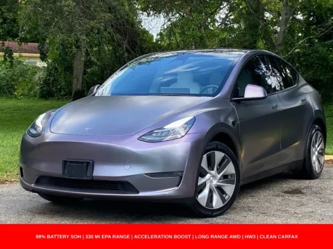 White 2023 Tesla Model Y Long Range for sale in Miramar, FL