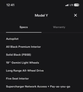 Another view of 2023 Tesla Model Y Long Range for sale in Miramar, FL at Auto Trust USA
