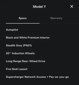 Another view of 2024 Tesla Model Y Long Range for sale in Miramar, FL at Auto Trust USA