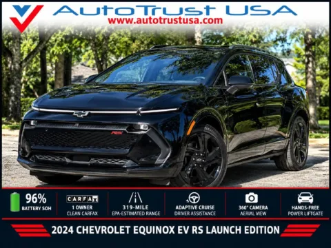Black 2024 Chevrolet Equinox EV RS for sale in Miramar, FL