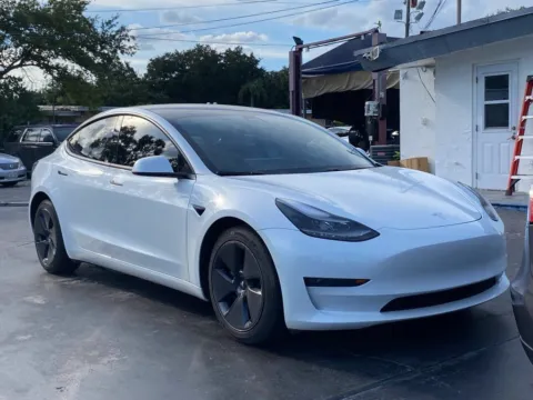 White 2021 Tesla Model 3 Long Range for sale in Miramar, FL